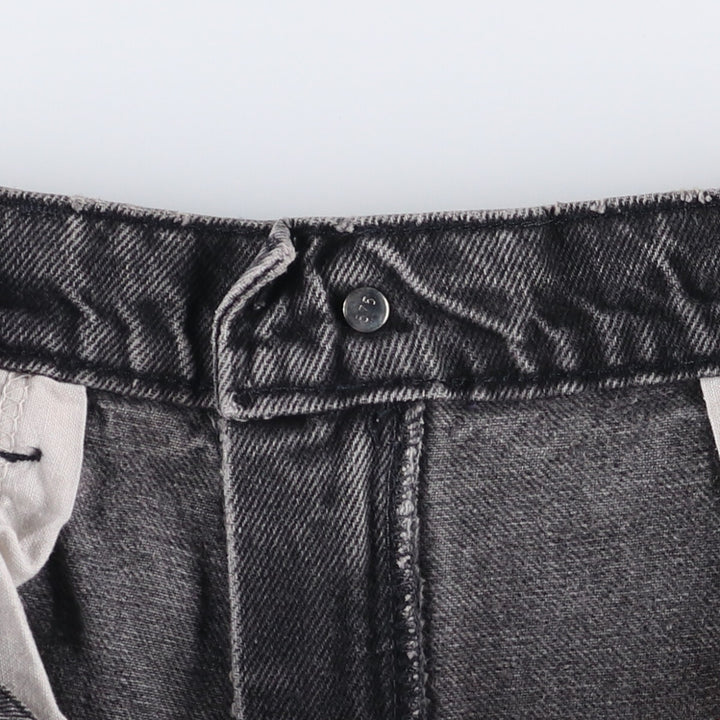 90'S Levi's 40550-4159 Black Denim Tapered Denim Pants, Made in the USA, Men's Size W32, Vintage cotton black type Vintage Second Hand