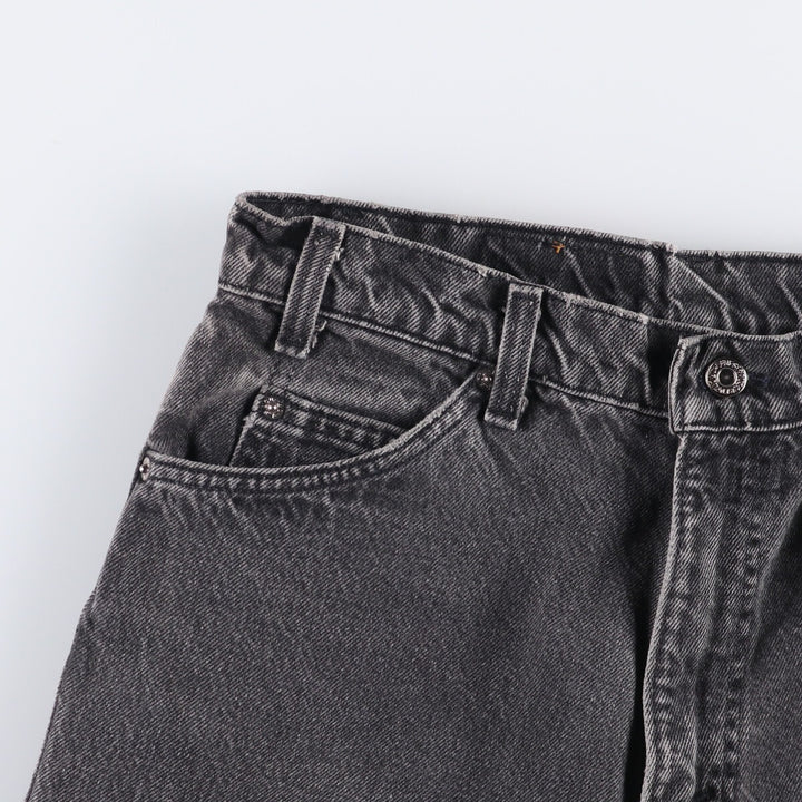 90'S Levi's 40550-4159 Black Denim Tapered Denim Pants, Made in the USA, Men's Size W32, Vintage cotton black type Vintage Second Hand