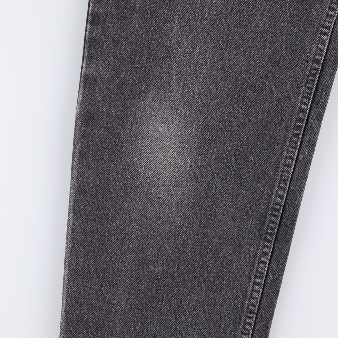 90'S Levi's 40550-4159 Black Denim Tapered Denim Pants, Made in the USA, Men's Size W32, Vintage cotton black type Vintage Second Hand
