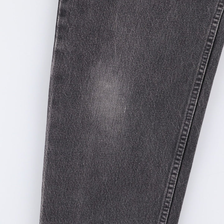 90'S Levi's 40550-4159 Black Denim Tapered Denim Pants, Made in the USA, Men's Size W32, Vintage cotton black type Vintage Second Hand