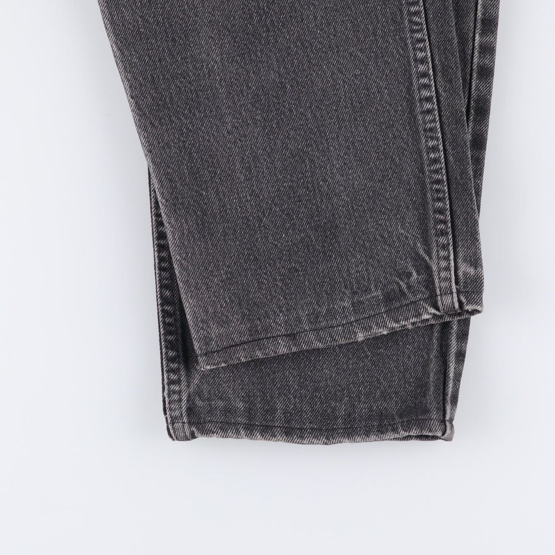 90'S Levi's 40550-4159 Black Denim Tapered Denim Pants, Made in the USA, Men's Size W32, Vintage cotton black type Vintage Second Hand