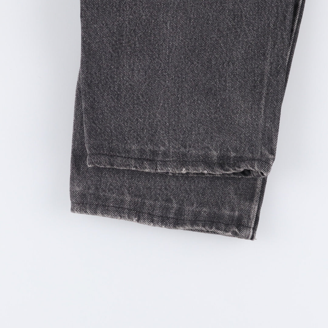 90'S Levi's 40550-4159 Black Denim Tapered Denim Pants, Made in the USA, Men's Size W32, Vintage cotton black type Vintage Second Hand