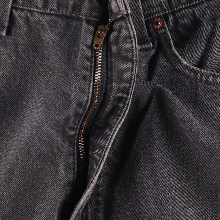 90'S Levi's 550 Relaxed Fit Black Denim Tapered Denim Pants Made in USA Men's W34 Vintage unclear black type Vintage Second Hand