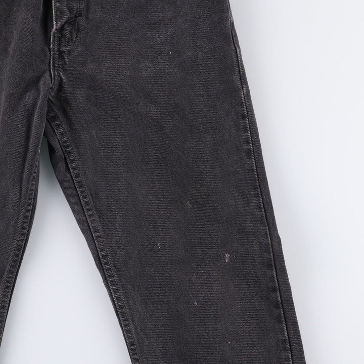 90'S Levi's 505-0260 Black Denim Tapered Denim Pants Made in Canada Men's W30 equivalent cotton gray type Vintage Second Hand