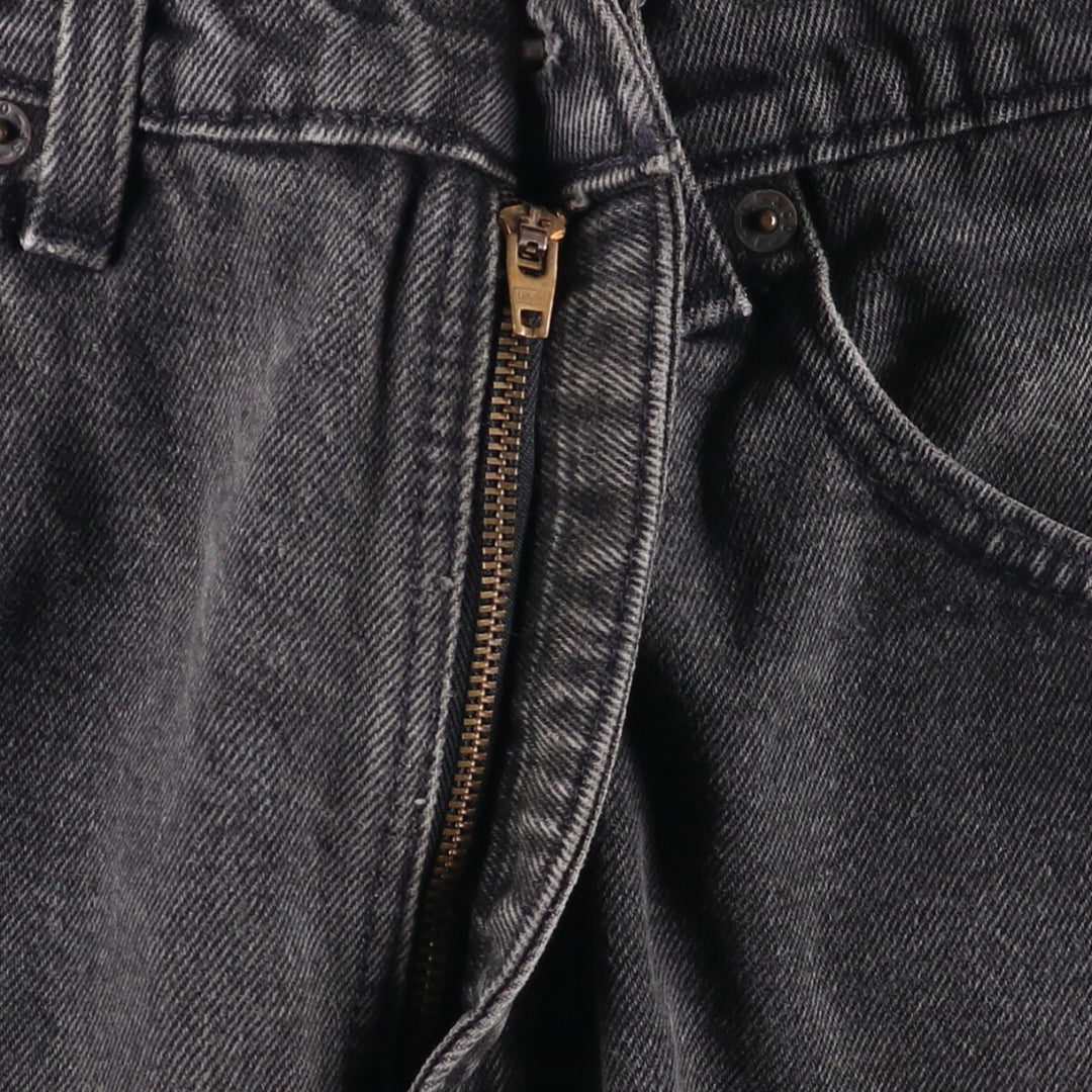 90'S Levi's 505-0266 Black Denim Tapered Denim Pants Made in USA Men's W32 Vintage cotton gray type Vintage Second Hand