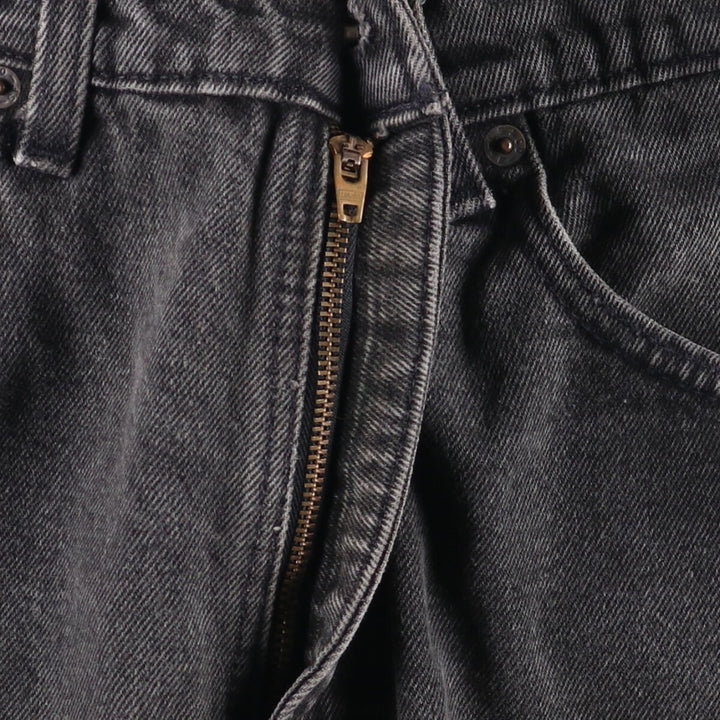 90'S Levi's 505-0266 Black Denim Tapered Denim Pants Made in USA Men's W32 Vintage cotton gray type Vintage Second Hand