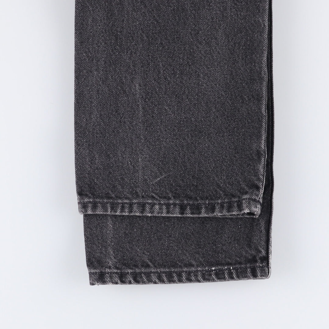 ~00'S Levi's 505 Black Denim Tapered Denim Pants Men's W30 equivalent unclear gray type Vintage Second Hand