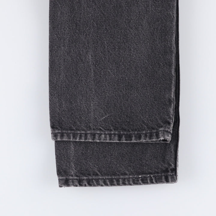 ~00'S Levi's 505 Black Denim Tapered Denim Pants Men's W30 equivalent unclear gray type Vintage Second Hand