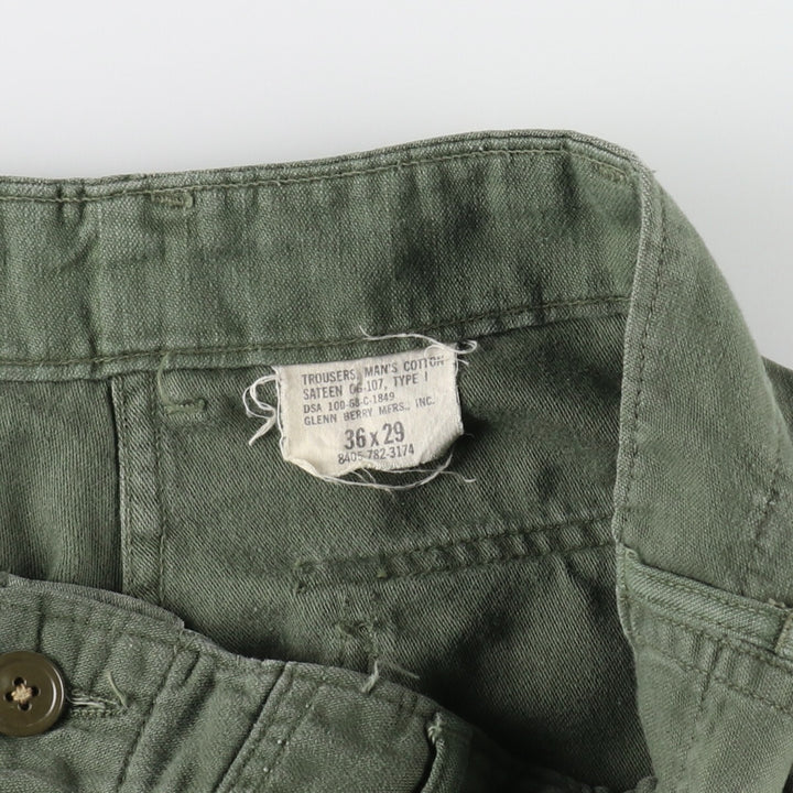 1960'S US military authentic military baker pants made in USA 36x29 men's w35 equivalent vintage /evb007611