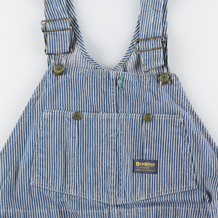 Big size 60'S Osh Kosh hickory stripe overalls made in USA men's w41 equivalent vintage /evb007620