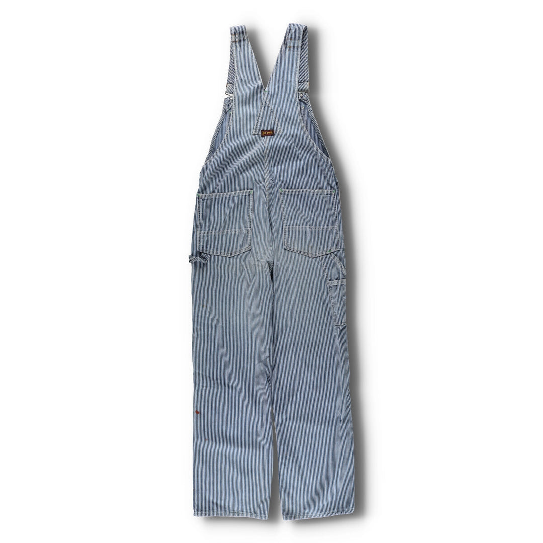 50s-60'S Big Smith Hickory Stripe Overalls for Men, W35 equivalent, Vintage /evb007621