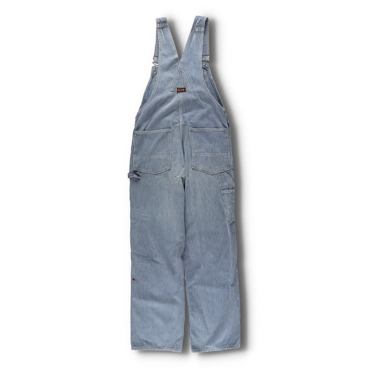 50s-60'S Big Smith Hickory Stripe Overalls for Men, W35 equivalent, Vintage /evb007621