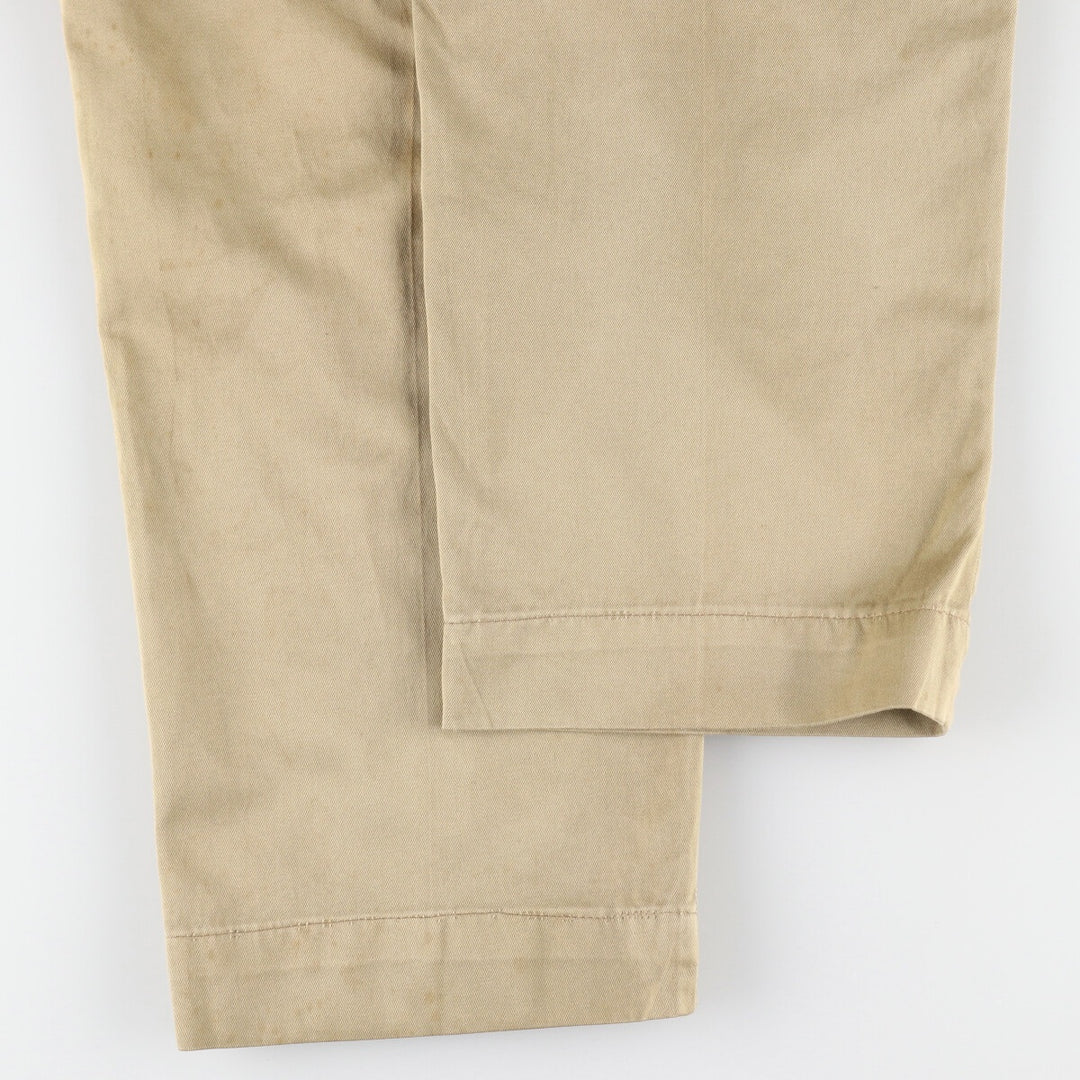 50'S US military genuine military chino pants made in USA 30x31 men's w29 equivalent vintage /evb007622