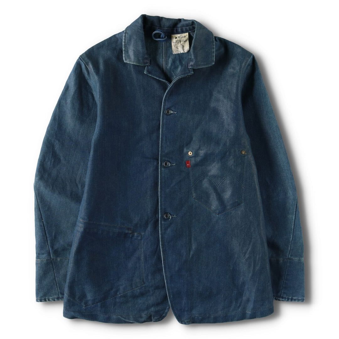 00'S Levi's RED 1st JACKET denim jacket G-jacket Men's M size /evb007651