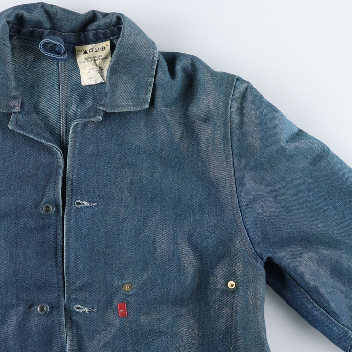 00'S Levi's RED 1st JACKET denim jacket G-jacket Men's M size /evb007651