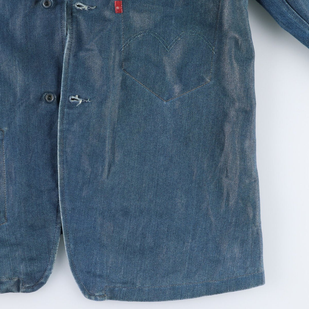 00'S Levi's RED 1st JACKET denim jacket G-jacket Men's M size /evb007651