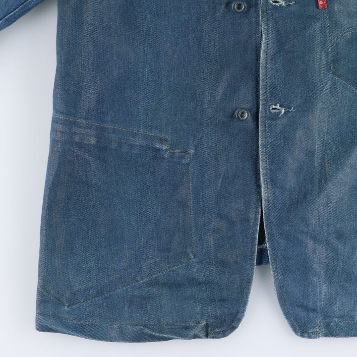 00'S Levi's RED 1st JACKET denim jacket G-jacket Men's M size /evb007651