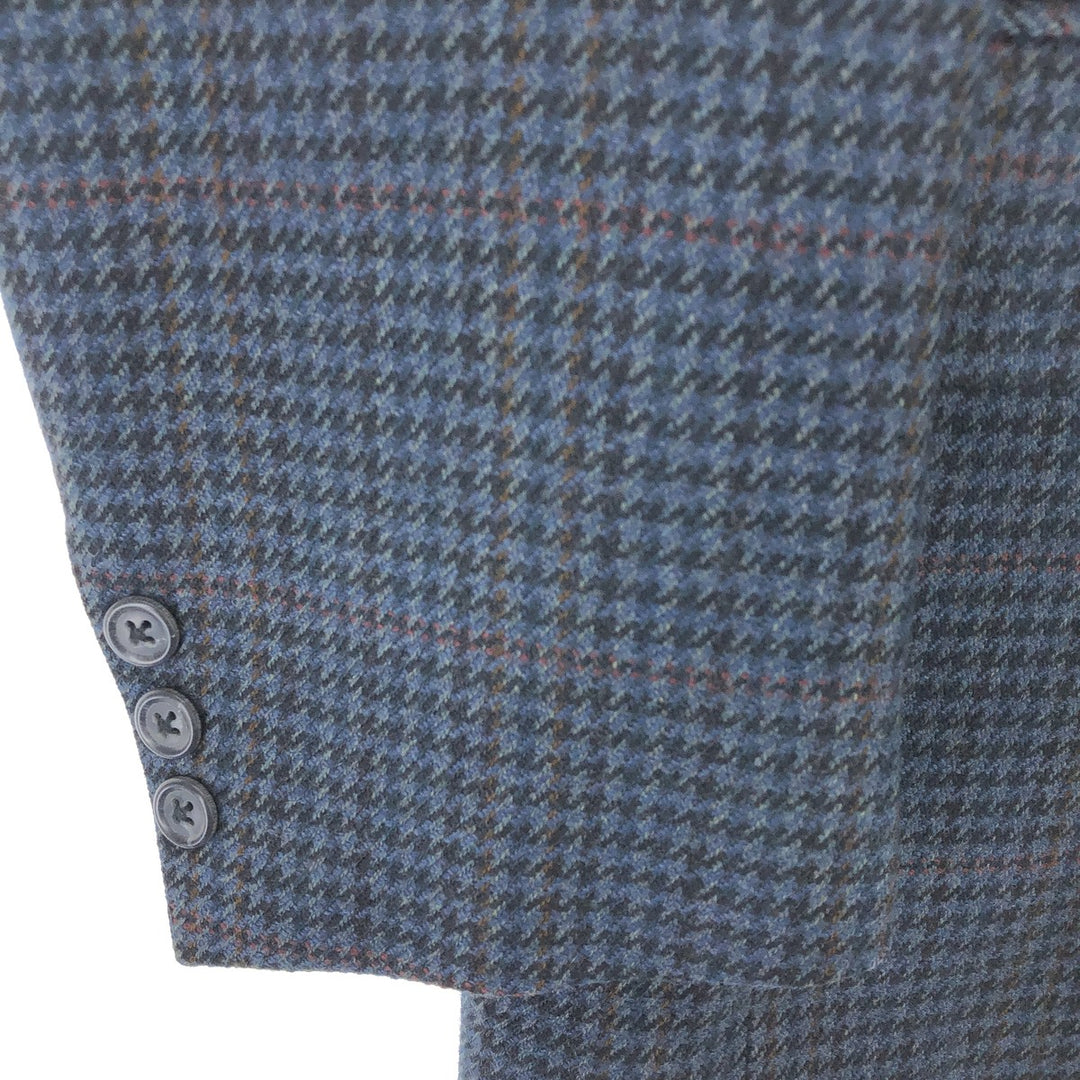 Burberry's Gun Club Check Wool Tailored Jacket Made in USA Men's L size /evb007662