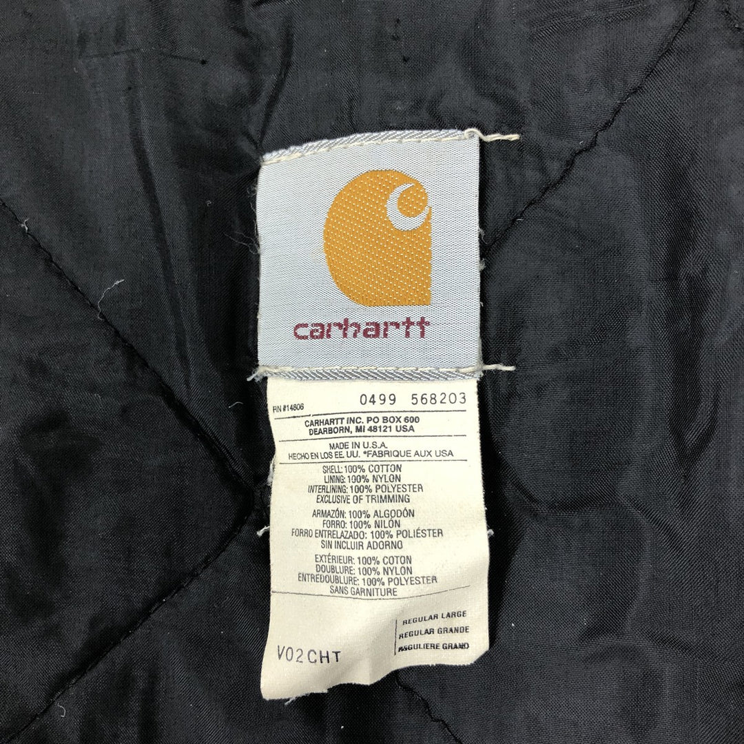 Carhartt Duck Vest Made in USA Men's L size /evb007683