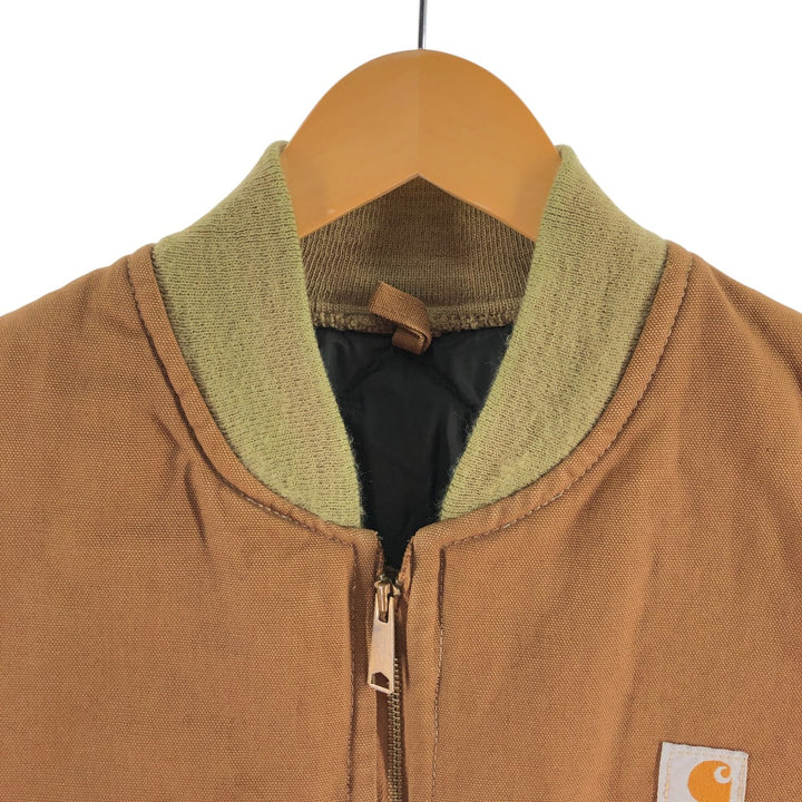 80'S Carhartt Classic Vest Duck Vest Made in USA Men's L Size Vintage /evb007690