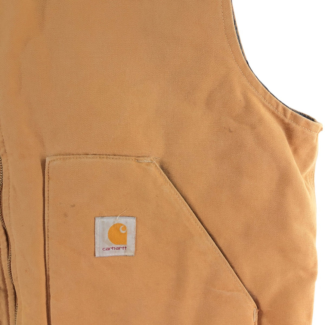 80s-90'S Carhartt Classic Vest Duck Vest Made in USA Men's XL Vintage /evb007691