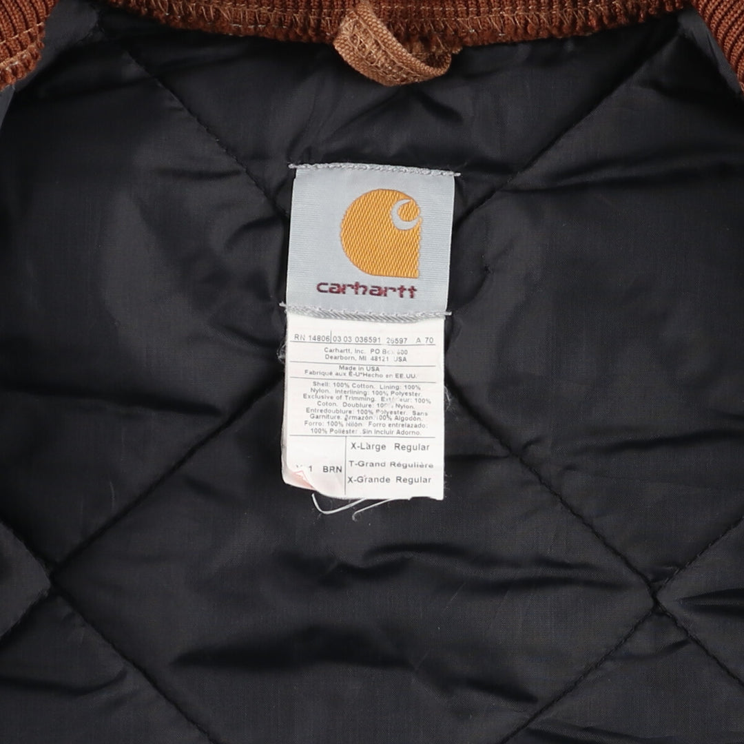 Carhartt Duck Vest Made in USA Men's XL /evb007694