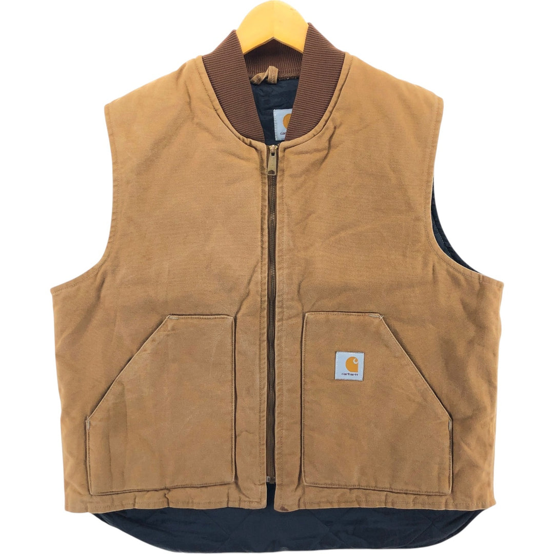 90'S Carhartt Classic Vest Duck Vest Made in USA Men's XL Vintage /evb007699