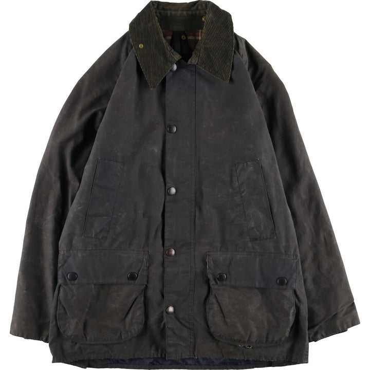 90'S Barbour BEDALE 3 Warrant waxed cotton oiled jacket made in England C38 men's M equivalent /evb007737