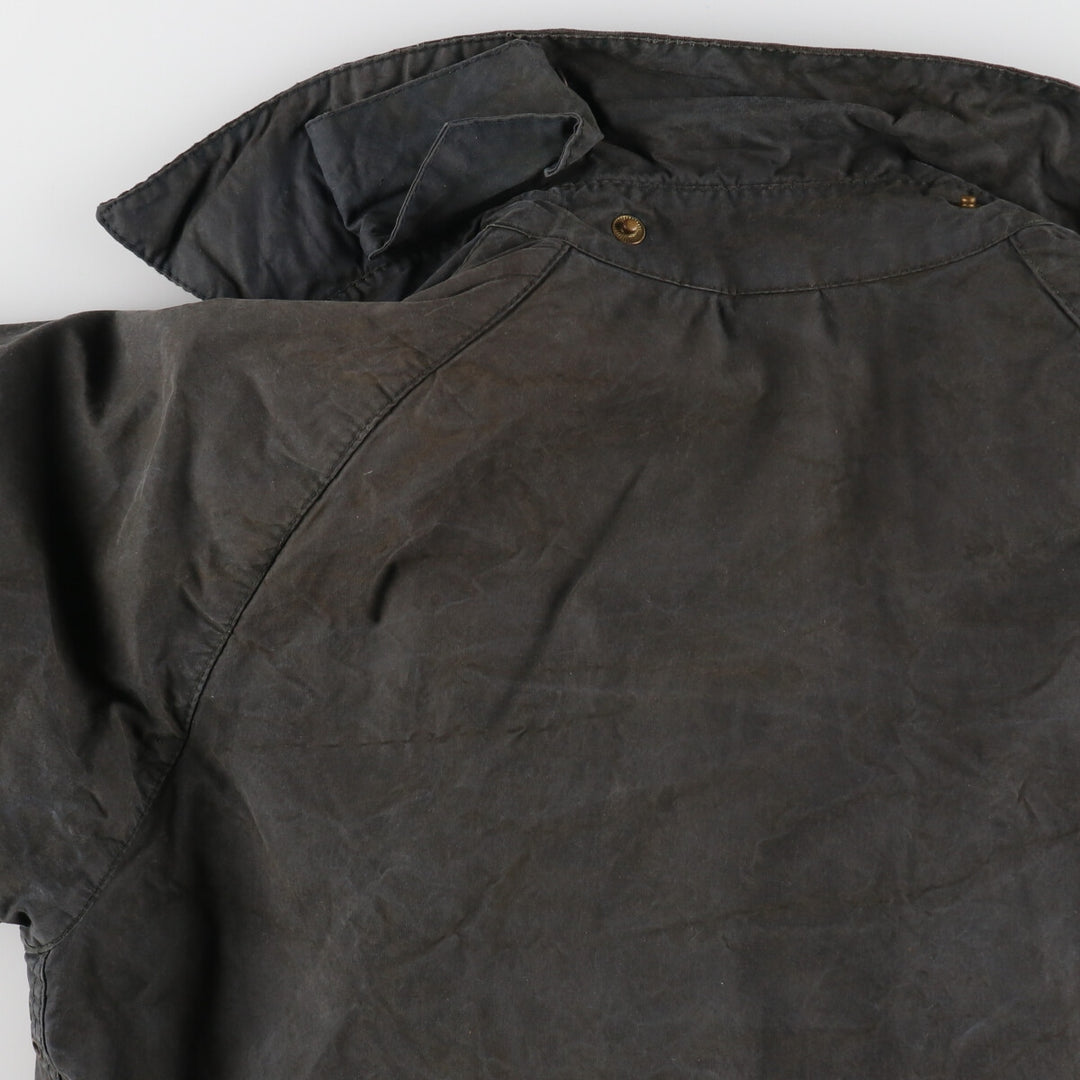 80s-90'S Barbour Bedale Old 3 Warrant Waxed Cotton Oiled Jacket Made in England C38 Men's M Size Vintage /evb007774