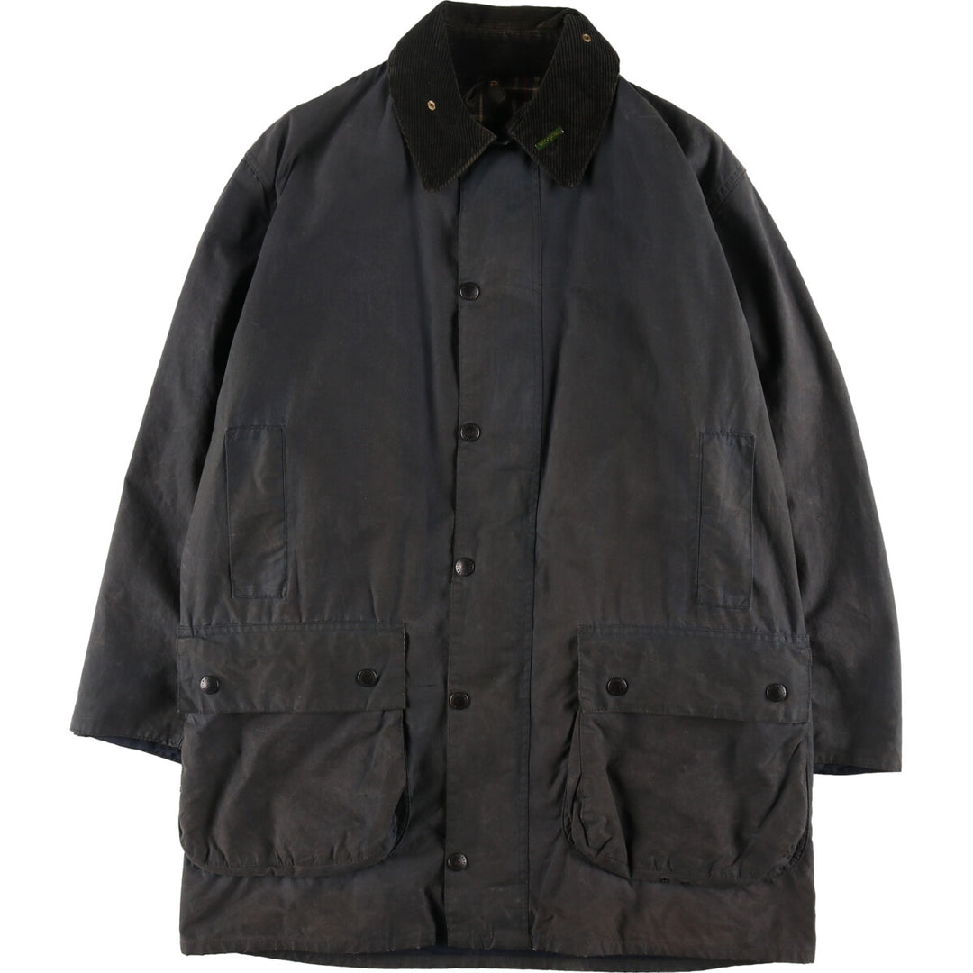 Barbour BORDER 3 Warrant Badged Waxed Cotton Oiled Jacket Made in the UK C40 Men's M size /evb007783