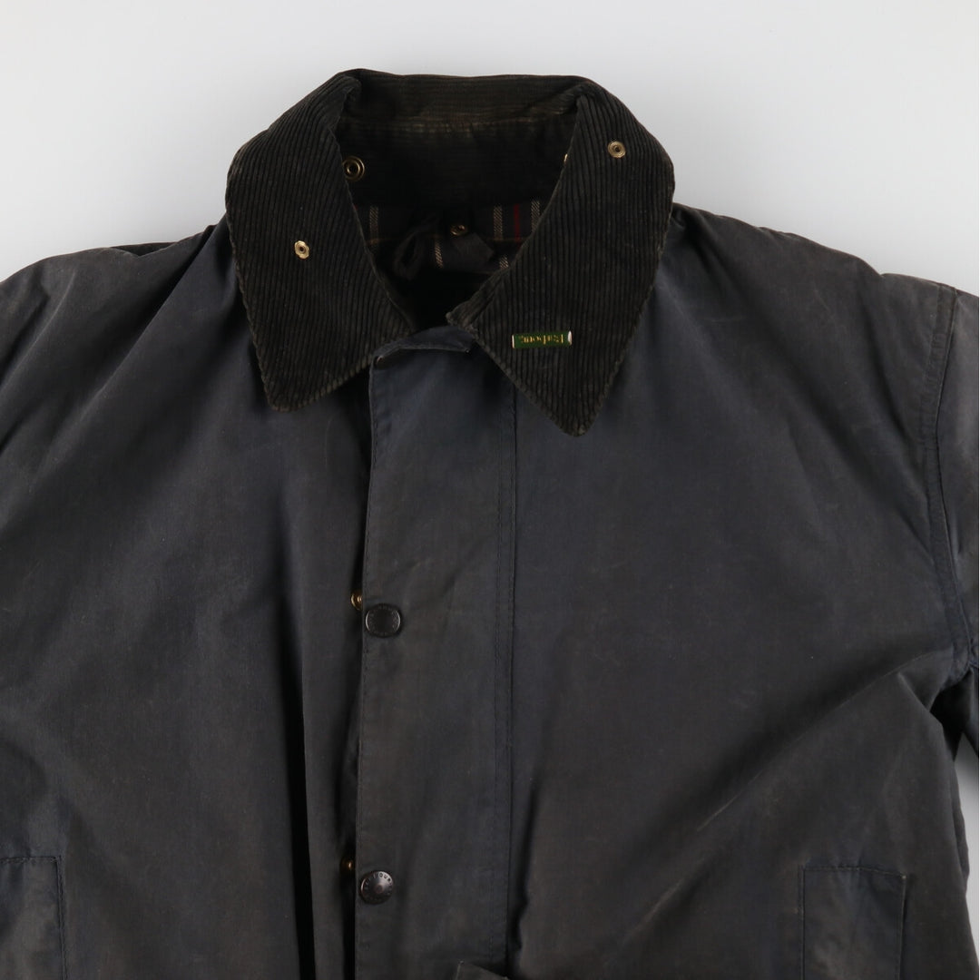 Barbour BORDER 3 Warrant Badged Waxed Cotton Oiled Jacket Made in the UK C40 Men's M size /evb007783