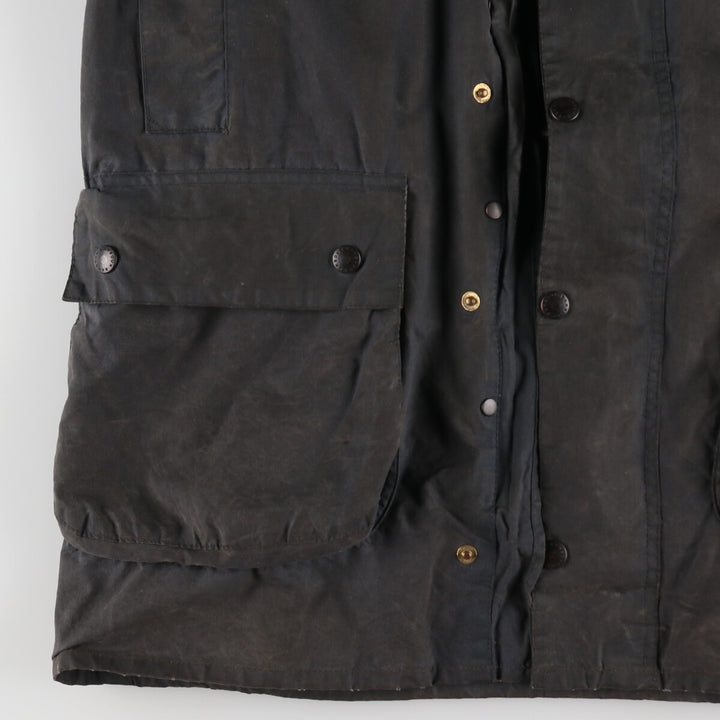 Barbour BORDER 3 Warrant Badged Waxed Cotton Oiled Jacket Made in the UK C40 Men's M size /evb007783