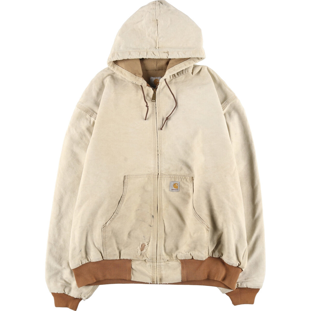 Carhartt Active Jacket Duck Full Zip Hoodie Men's XL equivalent /evb007801