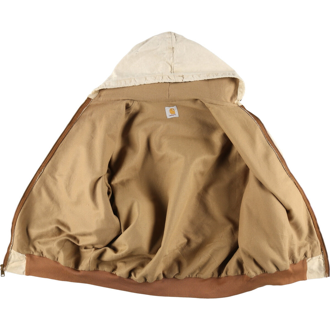 Carhartt Active Jacket Duck Full Zip Hoodie Men's XL equivalent /evb007801