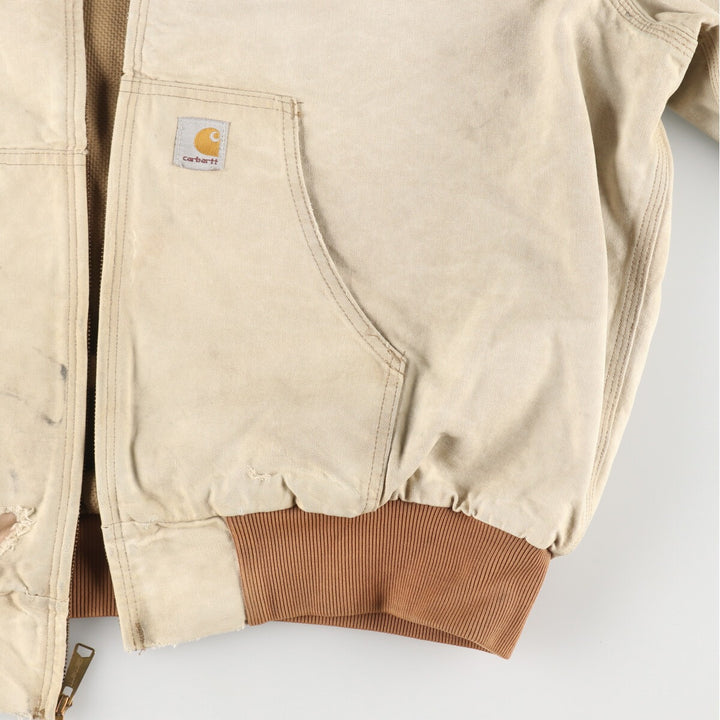 Carhartt Active Jacket Duck Full Zip Hoodie Men's XL equivalent /evb007801