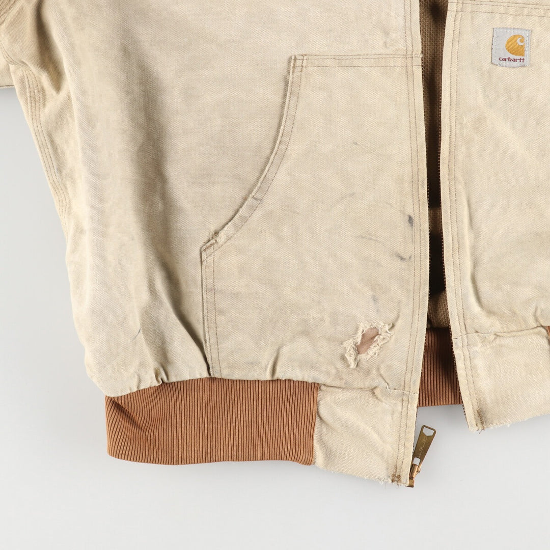 Carhartt Active Jacket Duck Full Zip Hoodie Men's XL equivalent /evb007801