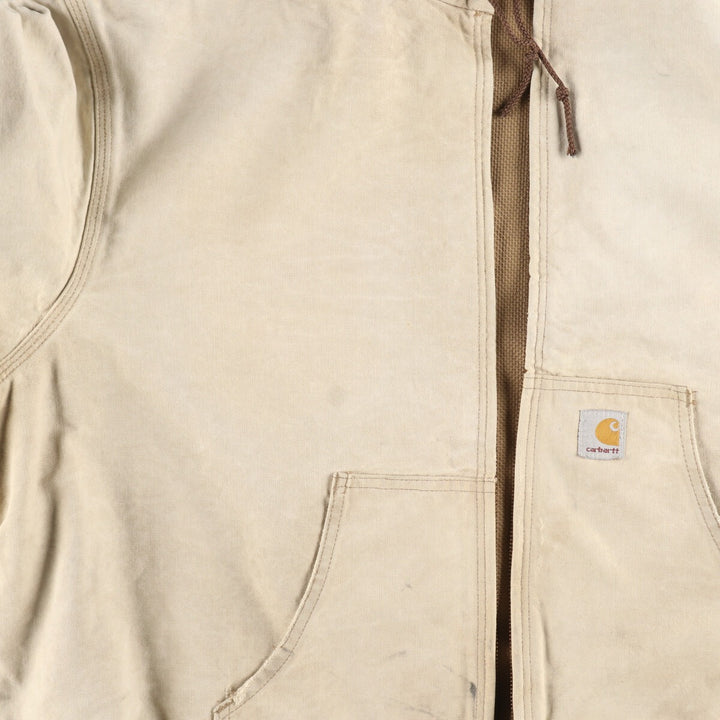 Carhartt Active Jacket Duck Full Zip Hoodie Men's XL equivalent /evb007801