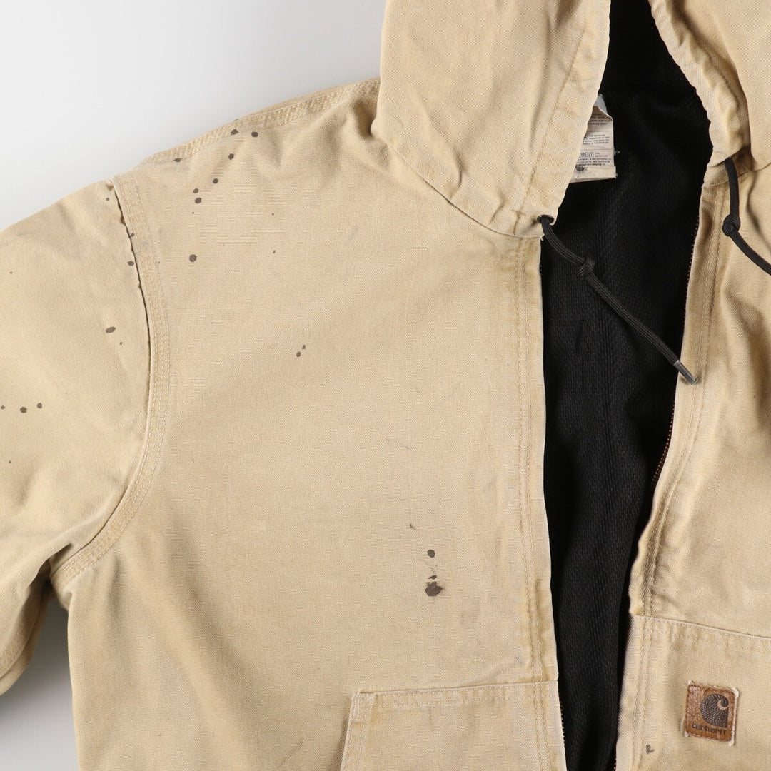 Carhartt Active Jacket Duck Full Zip Parka Men's L size /evb007802