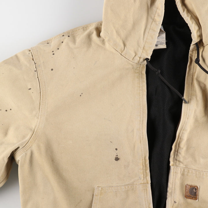 Carhartt Active Jacket Duck Full Zip Parka Men's L size /evb007802