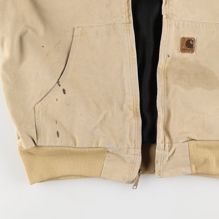 Carhartt Active Jacket Duck Full Zip Parka Men's L size /evb007802