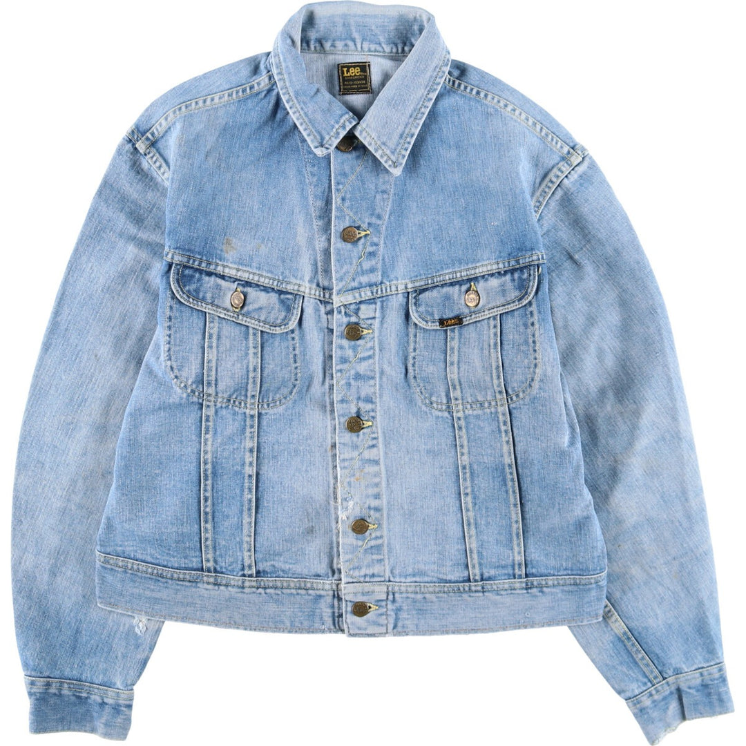 Vintage 70'S Lee denim jacket, made in USA, men's XL size /evb007812