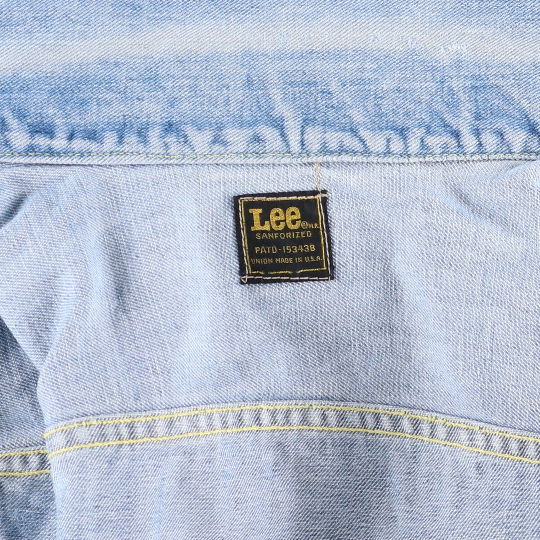Vintage 70'S Lee denim jacket, made in USA, men's XL size /evb007812