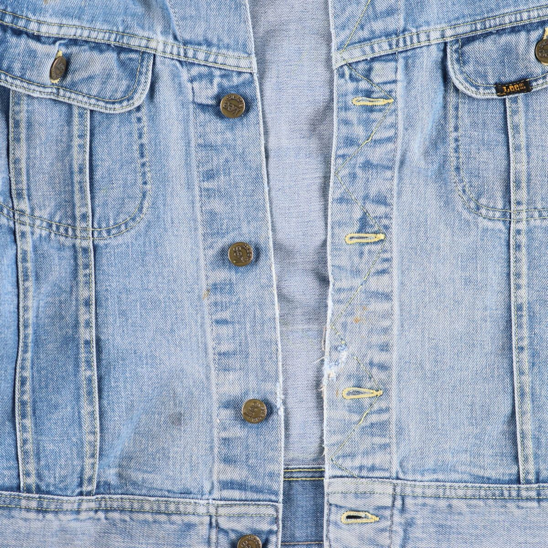 Vintage 70'S Lee denim jacket, made in USA, men's XL size /evb007812