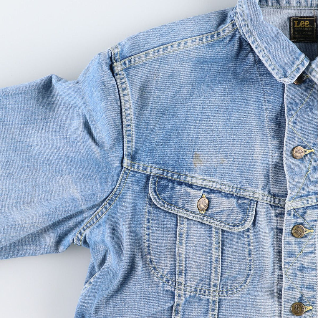 Vintage 70'S Lee denim jacket, made in USA, men's XL size /evb007812