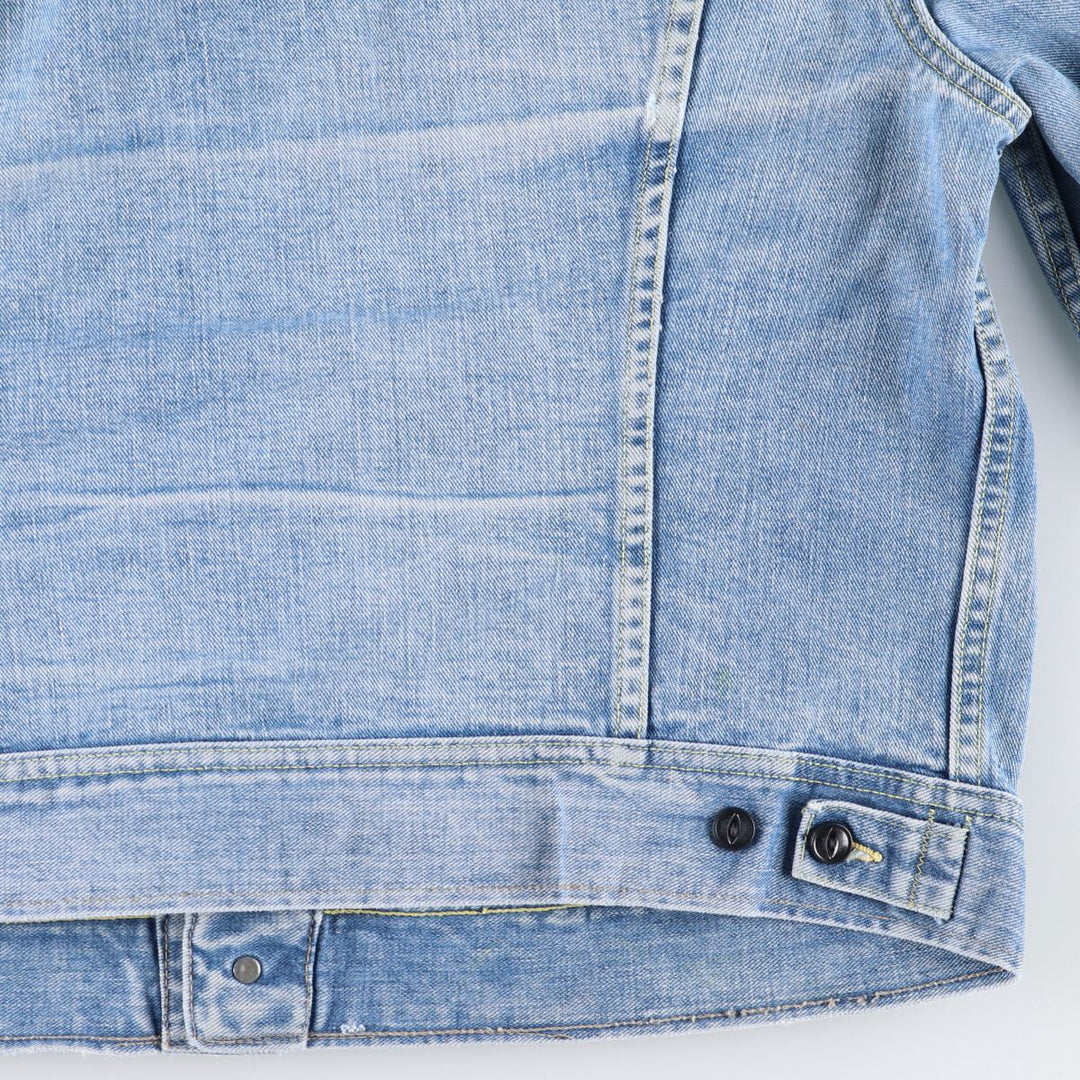 Vintage 70'S Lee denim jacket, made in USA, men's XL size /evb007812