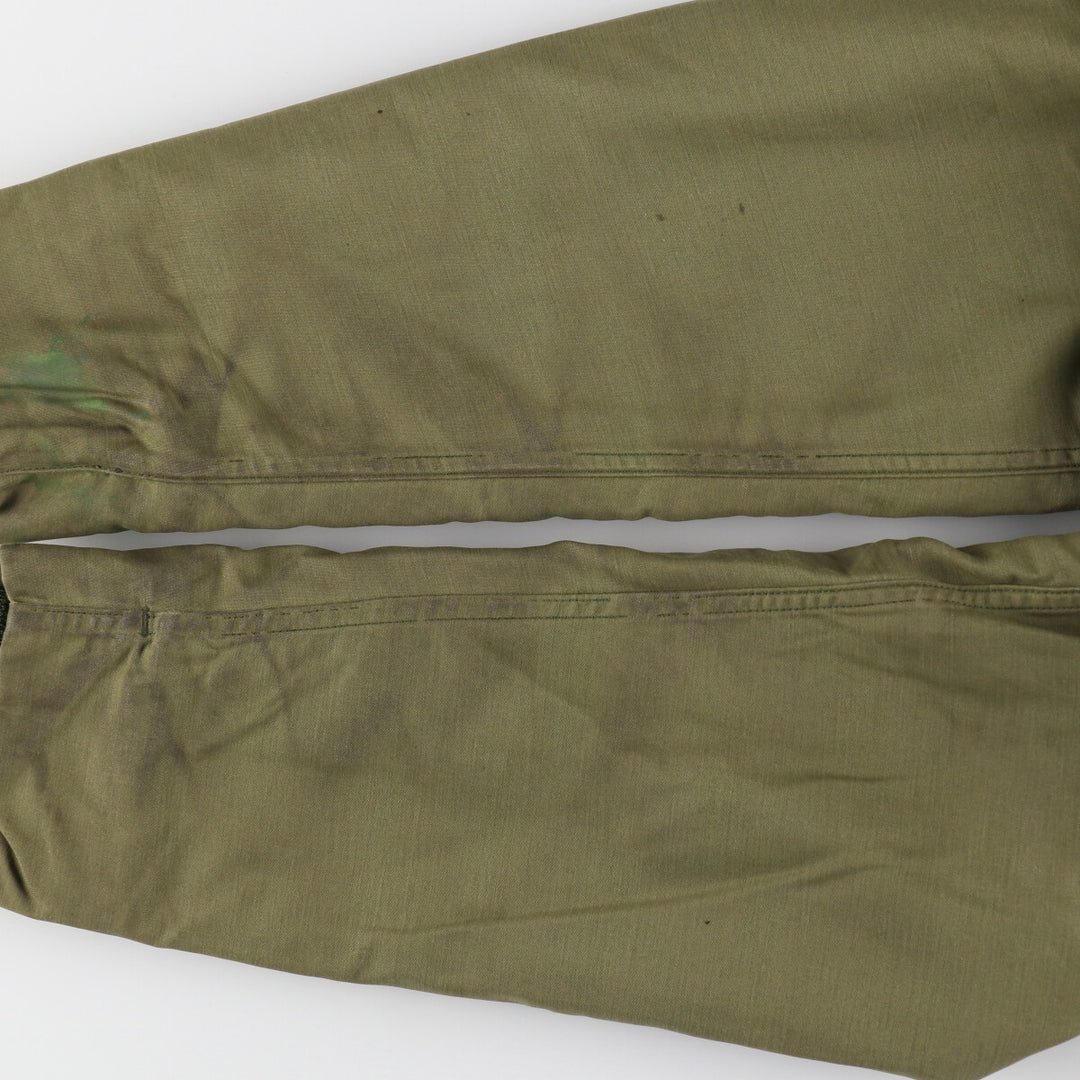 1970'S US Military A-2 Deck Jacket, Made in USA, Medium (38-40), Men's Size M, Vintage unclear Khaki type sage green Vintage Second Hand