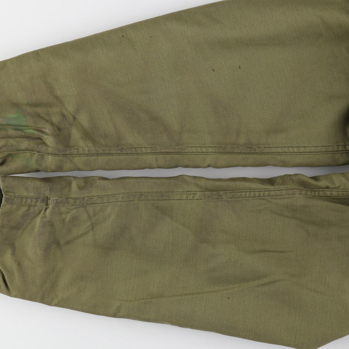 1970'S US Military A-2 Deck Jacket, Made in USA, Medium (38-40), Men's Size M, Vintage unclear Khaki type sage green Vintage Second Hand