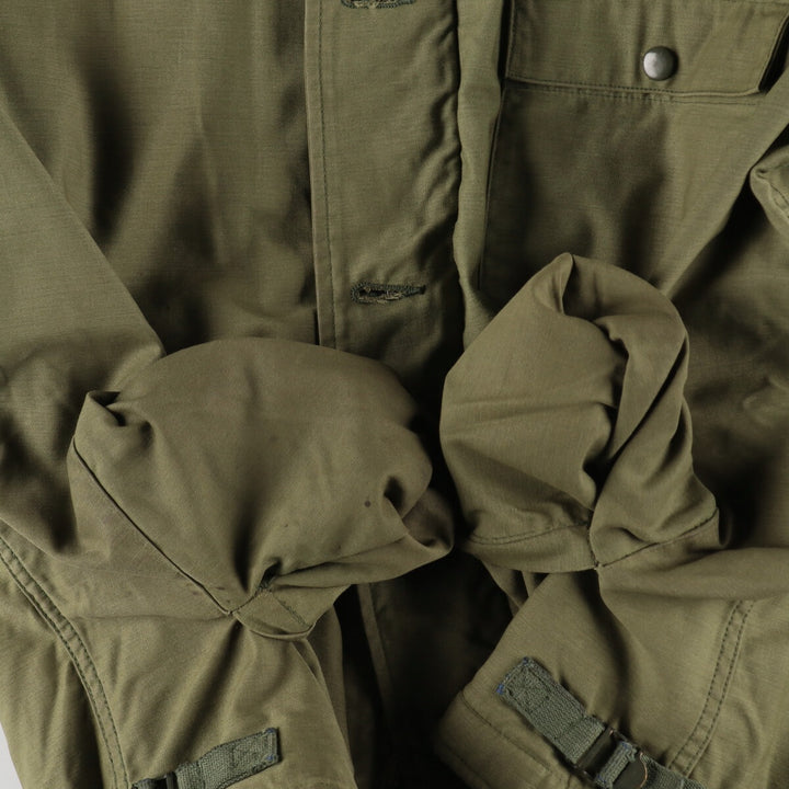 1970'S US Military A-2 Deck Jacket, Made in USA, Medium (38-40), Men's Size M, Vintage unclear Khaki type sage green Vintage Second Hand