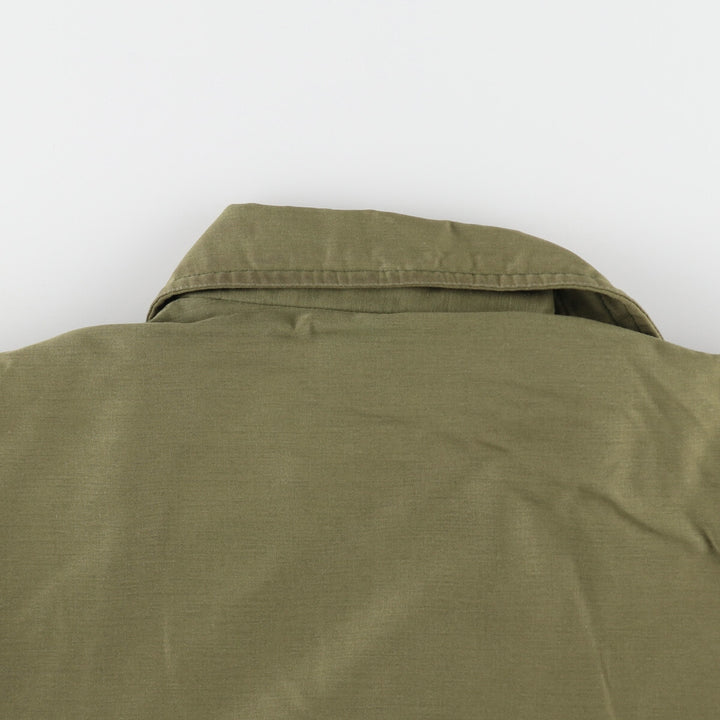1970'S US Military A-2 Deck Jacket, Made in USA, Medium (38-40), Men's Size M, Vintage unclear Khaki type sage green Vintage Second Hand