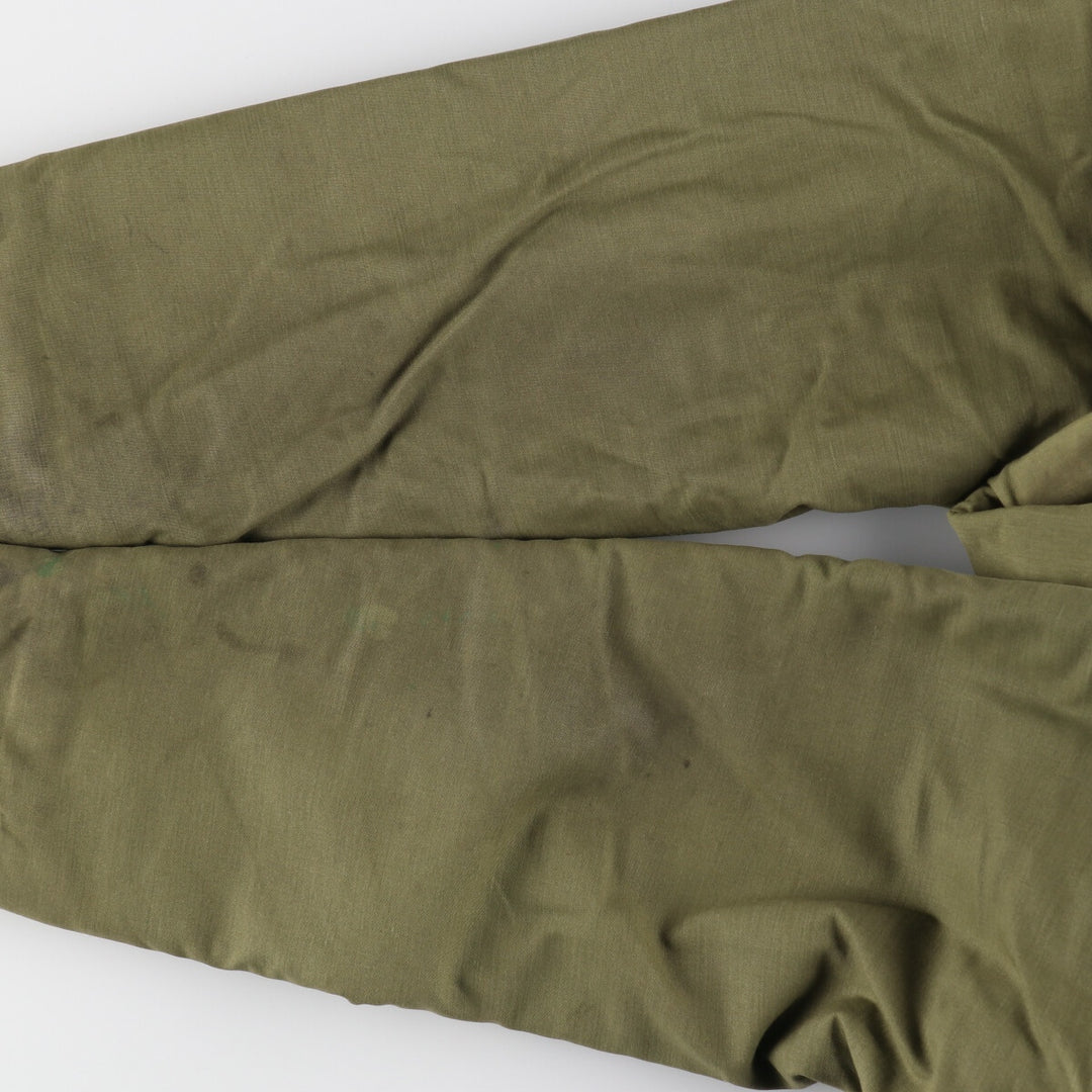 1970'S US Military A-2 Deck Jacket, Made in USA, Medium (38-40), Men's Size M, Vintage unclear Khaki type sage green Vintage Second Hand